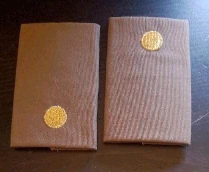 LEGER EPAULETTEN uniform schouderstuk, Verzamelen, Ophalen of Verzenden, Landmacht, Nederland, Embleem of Badge