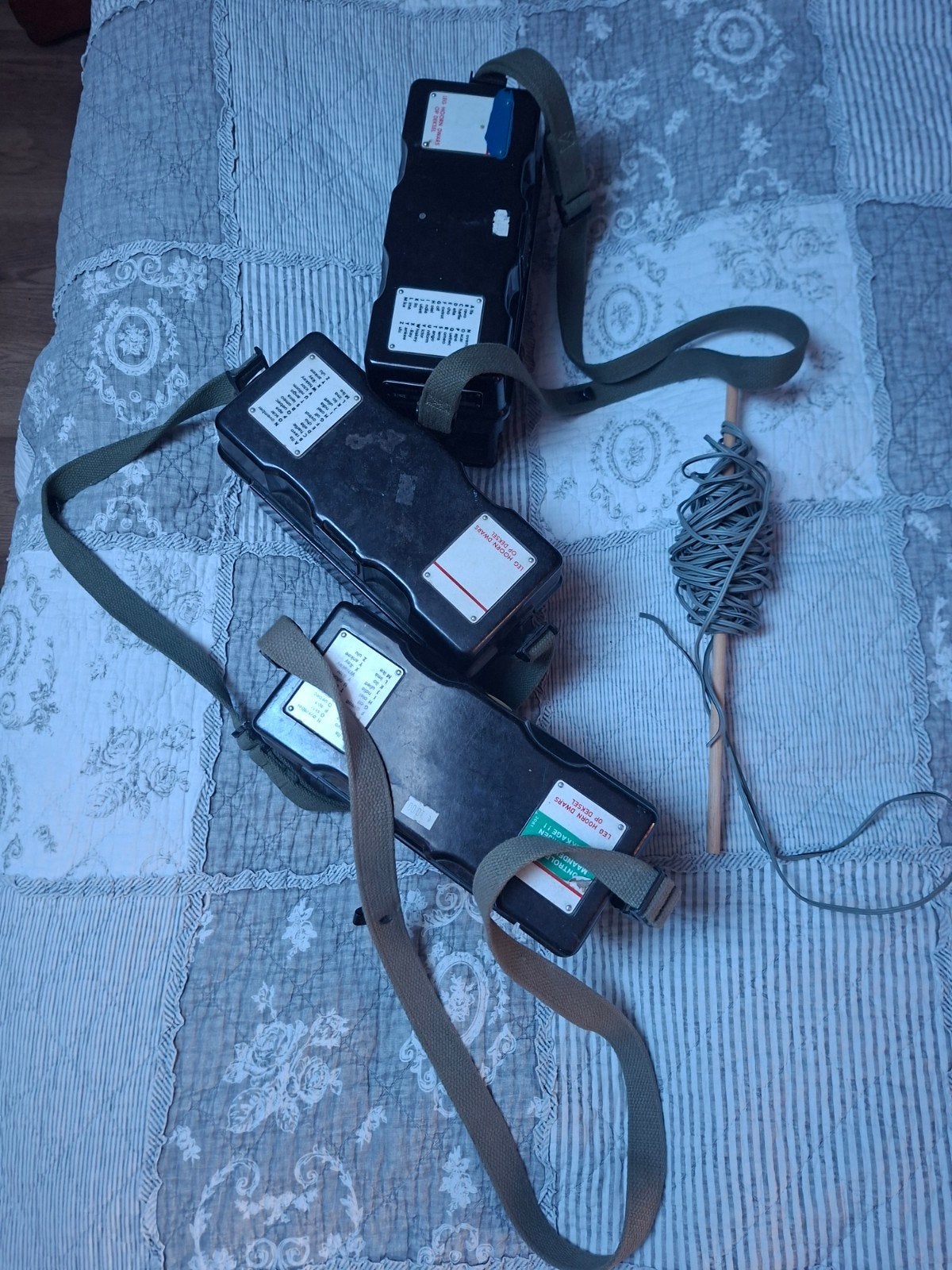 3 veldtelefoons, Ophalen of Verzenden