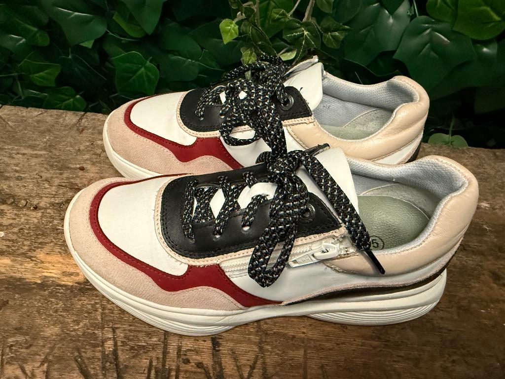 zo goed als nieuw sneakers van Xsensible maat 38 (wijdte HX), Wit, Ophalen of Verzenden, Xsensible, Xsensible