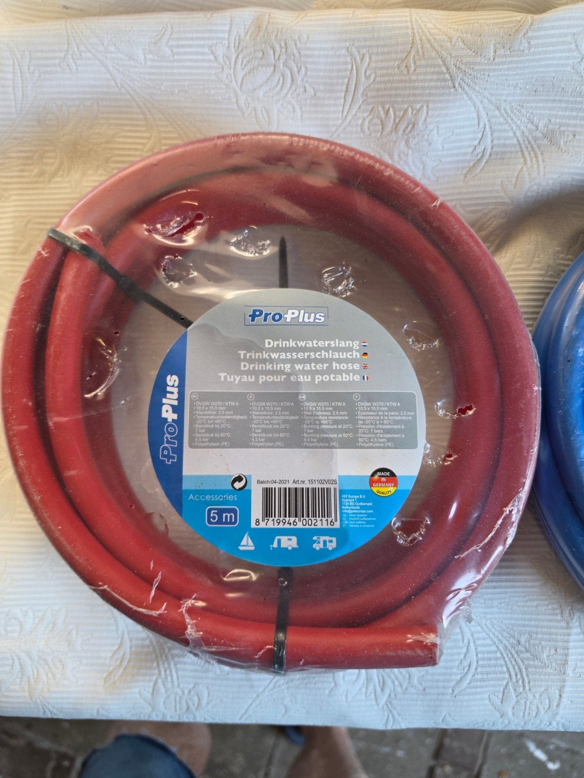 ProPlus Drinkwaterslang 5m - Rood en Blauw (Nieuw), Ophalen of Verzenden, Nieuw