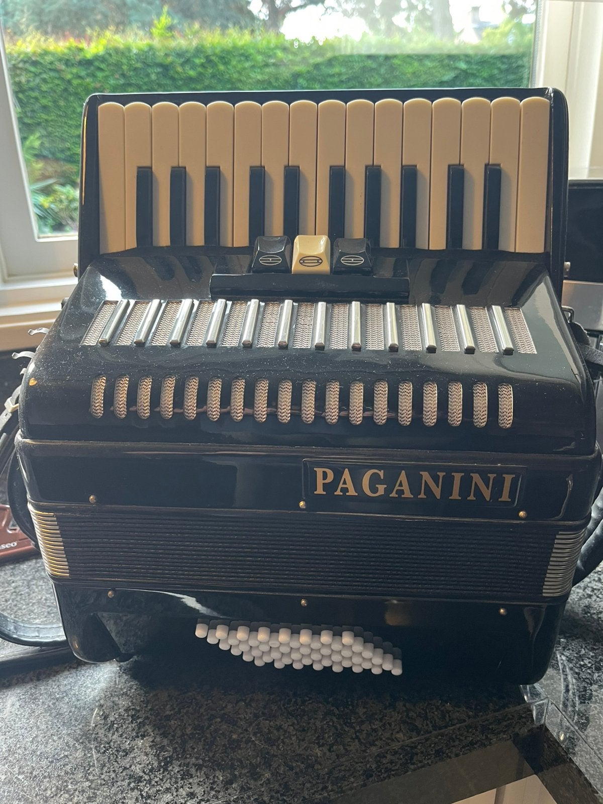 Zgan paganini Accordeon 48 bas, Ophalen, Zo goed als nieuw, 48-bas, Overige merken