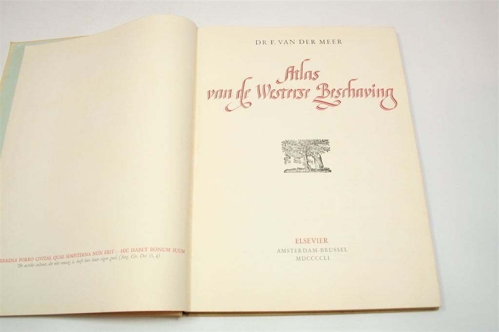 Atlas van de Westerse Beschaving — Vintage Cultuuratlas 1951, Boeken, Ophalen of Verzenden, Gelezen, Europa