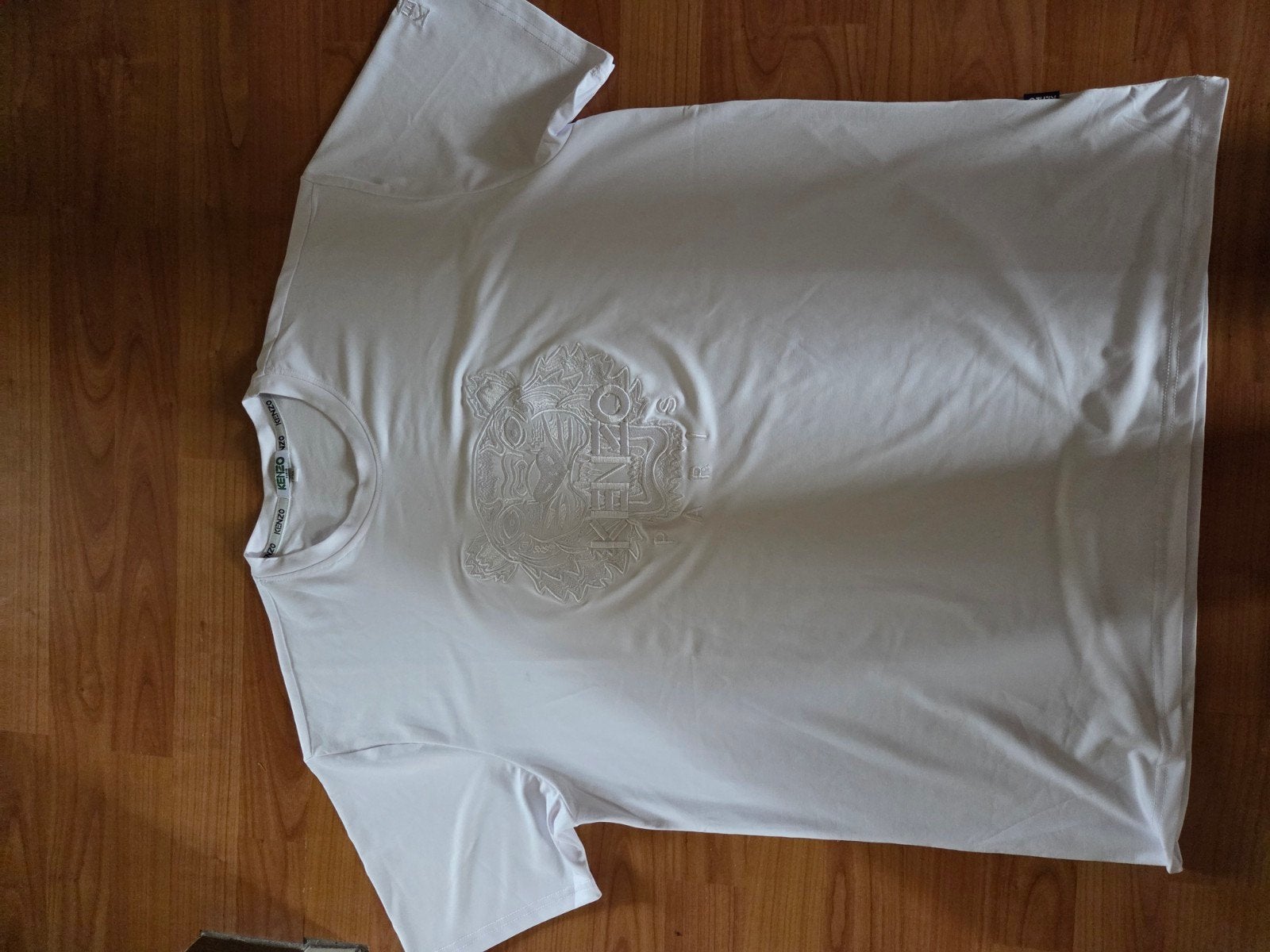 Wit shirt met Kenzotijger, Ophalen of Verzenden, Zo goed als nieuw, Overige maten, Wit