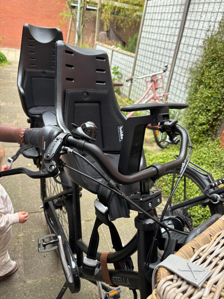 Voorstoeltje fiets bobike, 0 t/m 18 kg, Voorzitje, Ophalen of Verzenden, Gebruikt