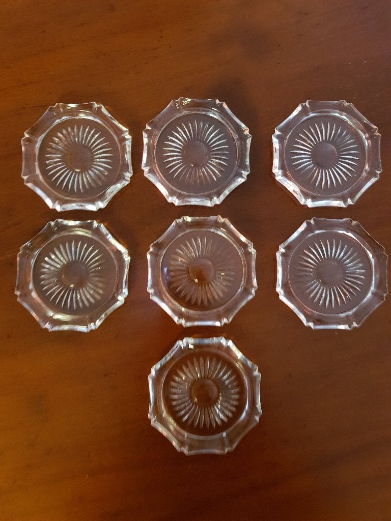 Onderzetters 7 stuks, Ophalen of Verzenden, Nieuw, Glas of Kopje