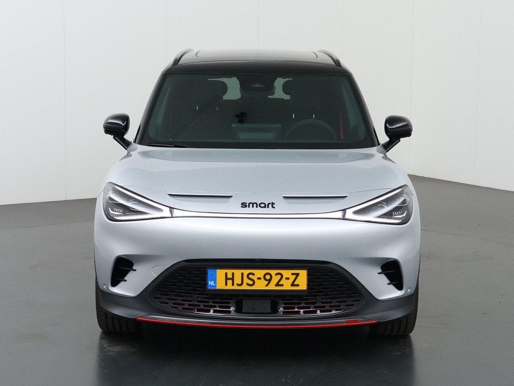 Smart #1 BRABUS 66 kWh Panoramadak | 360 Camera | Keyless En, Auto's, Smart, Gebruikt, Zwart, Alcantara, Vierwielaandrijving