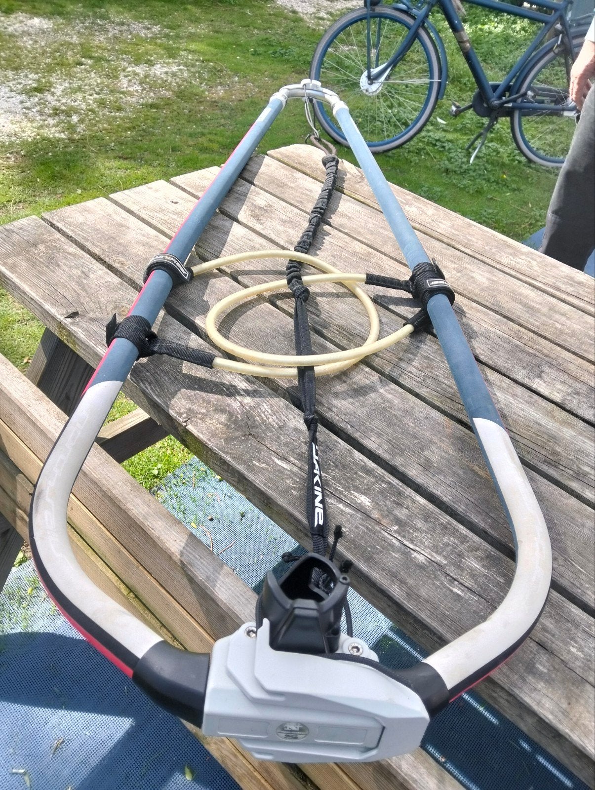 Vakantie set: N.S. Ice 4.5 m2 Natural 5.4 m2,gold mast 400, Watersport en Boten, Windsurfen, Ophalen, North sails, Zo goed als nieuw