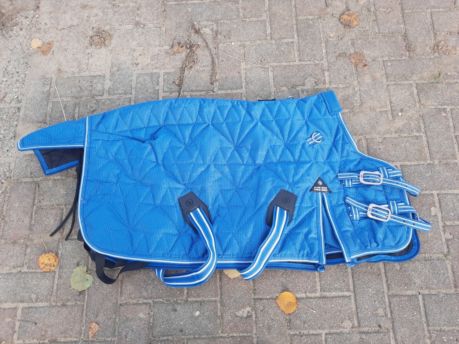 Te koop shetlander BR deken 100 cm 340 grams blauw, Ophalen of Verzenden, ., ., .