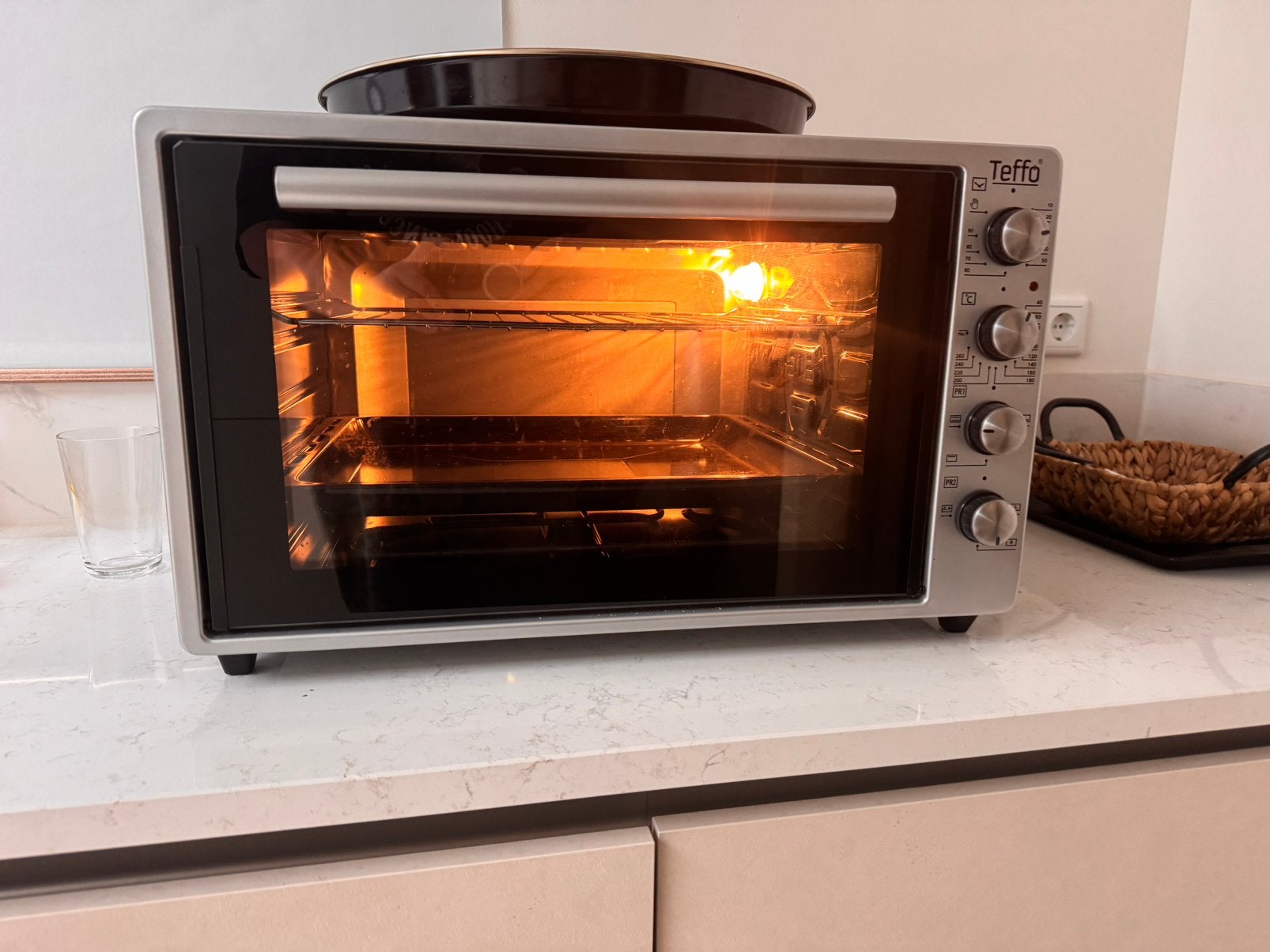 Teffo oven xxl 70 liter 2000 watt, Ophalen, Minder dan 45 cm, Overige merken, Hete lucht