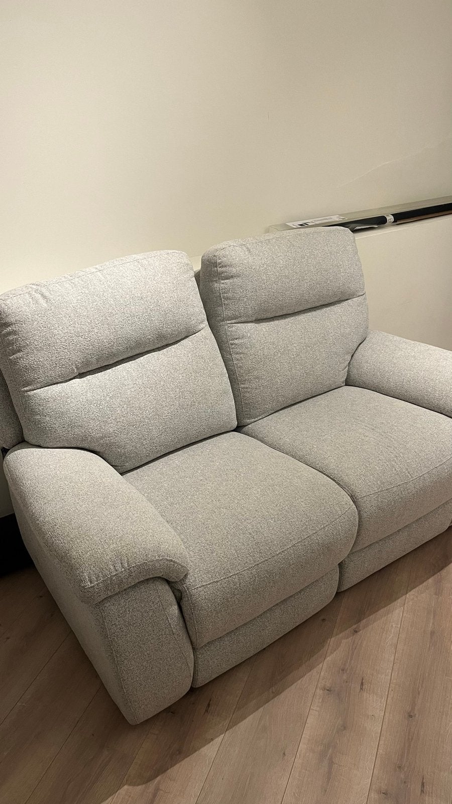 Perfecte staat 2-zitsbank met automatische relaxfunctie, Huis en Inrichting, 150 tot 200 cm, Tweepersoons, 75 tot 100 cm, Ophalen of Verzenden