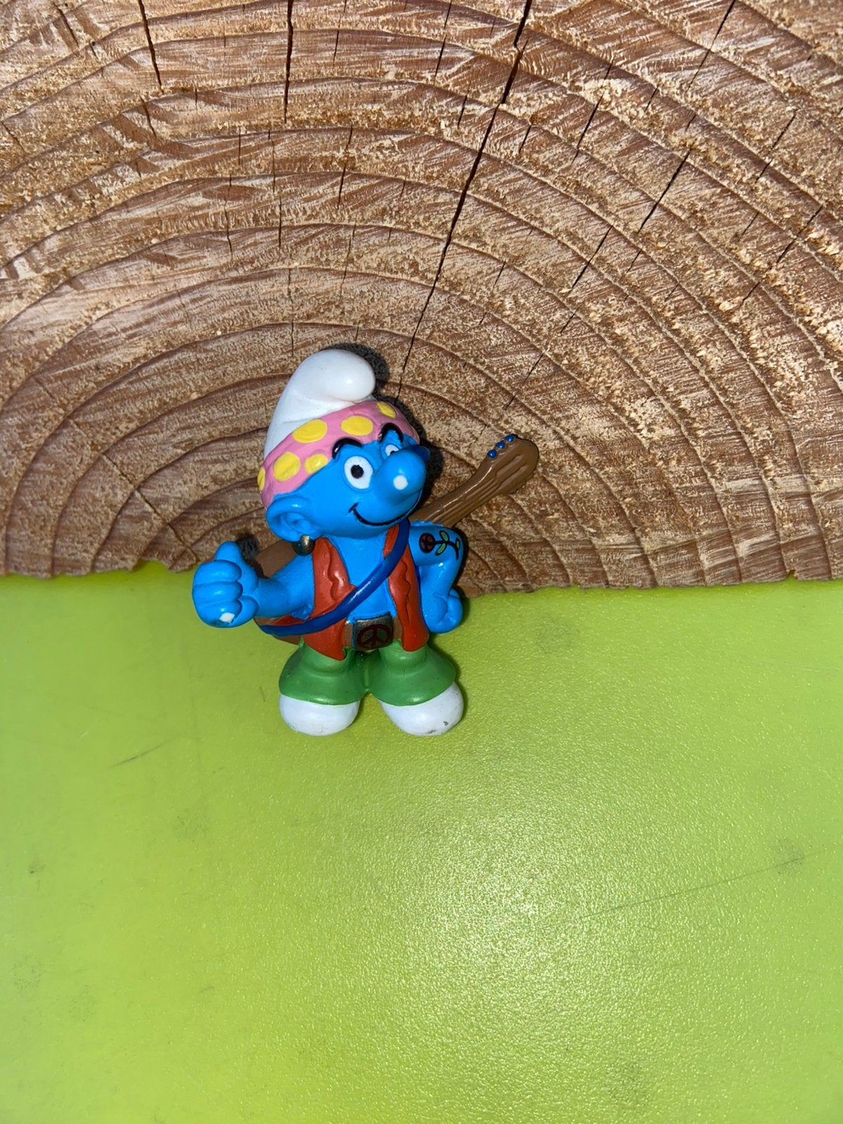 Smurfen hippie smurf, Ophalen of Verzenden, Gebruikt