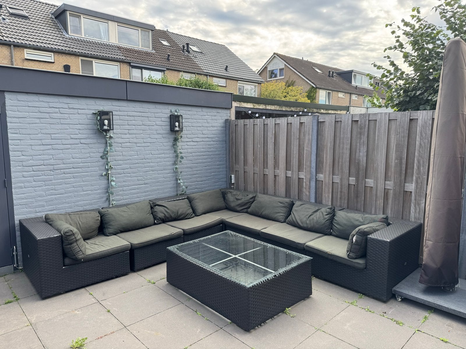 Extra grote lounge set, Ophalen, Gebruikt, Bank, Loungeset