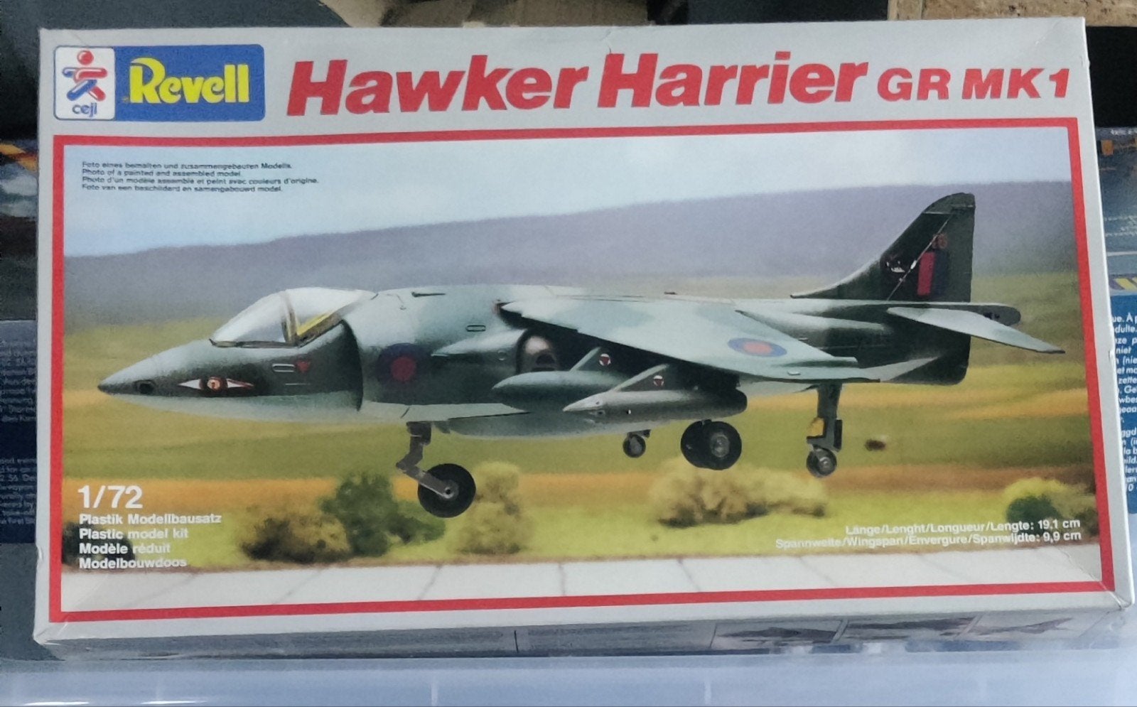 Revell Hawker Harrier GR MK1 modelbouwkit 1:72, 1:72 tot 1:144, Revell, Nieuw, Ophalen of Verzenden