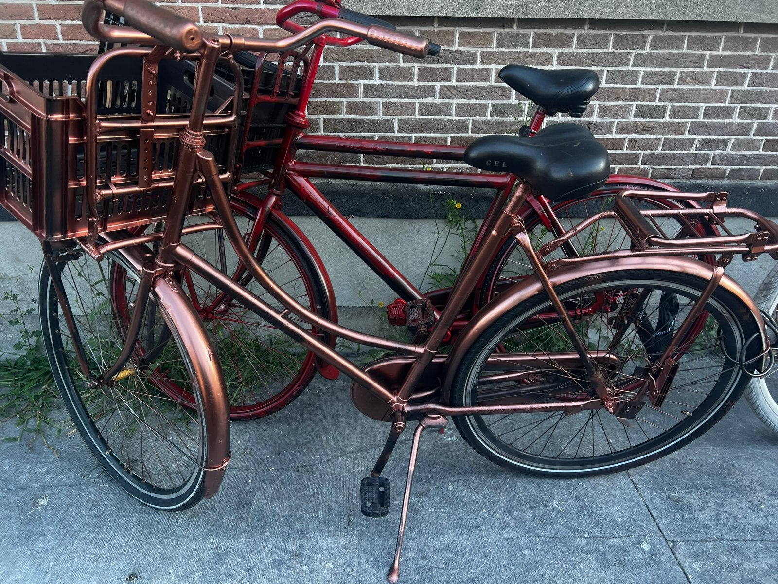 Sparta damesfiets met terugtraprem - Koperkleurig, Ophalen, Terugtraprem, Sparta, 53 tot 56 cm
