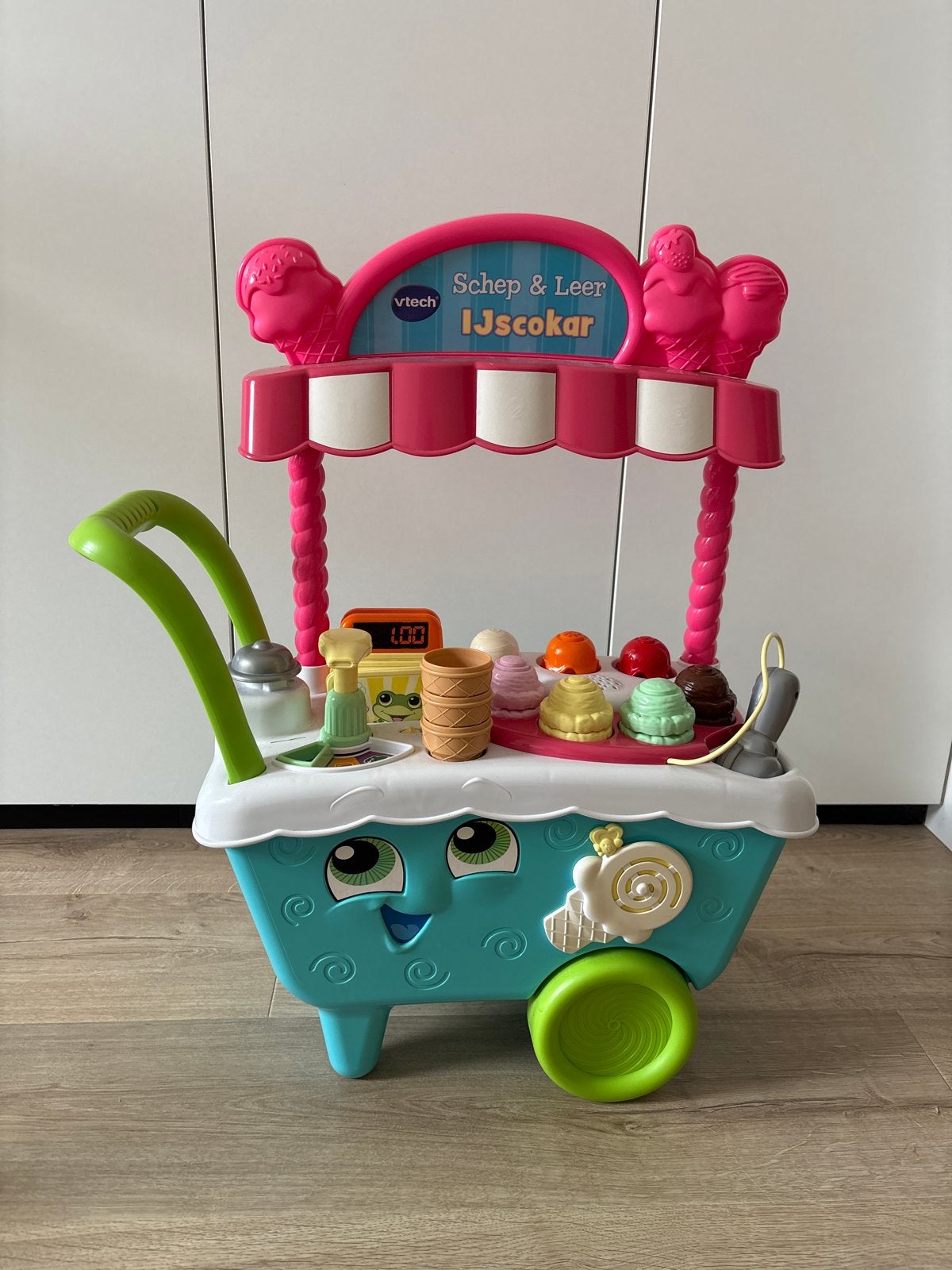 VTech Schep & Leer IJscokar - Interactief Speelgoed, Kinderen en Baby's, Speelgoed | Overig, Ophalen, Zo goed als nieuw, Jongen of Meisje