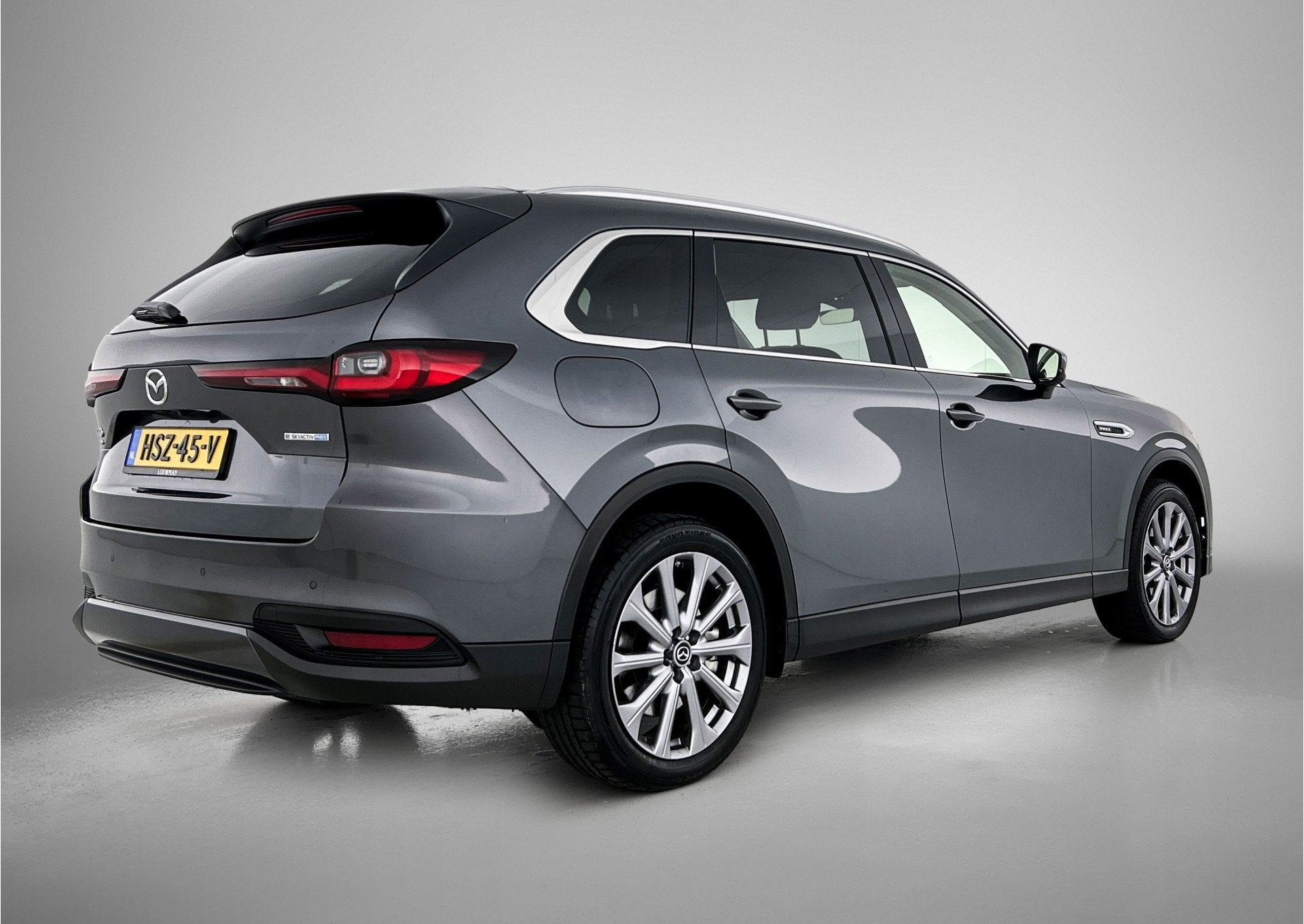 Mazda CX-80 2.5 e-SkyActiv PHEV Exclusive-Line | Bose | Elek, Auto's, Mazda, Automaat, 12 maanden, Stof, Gebruikt