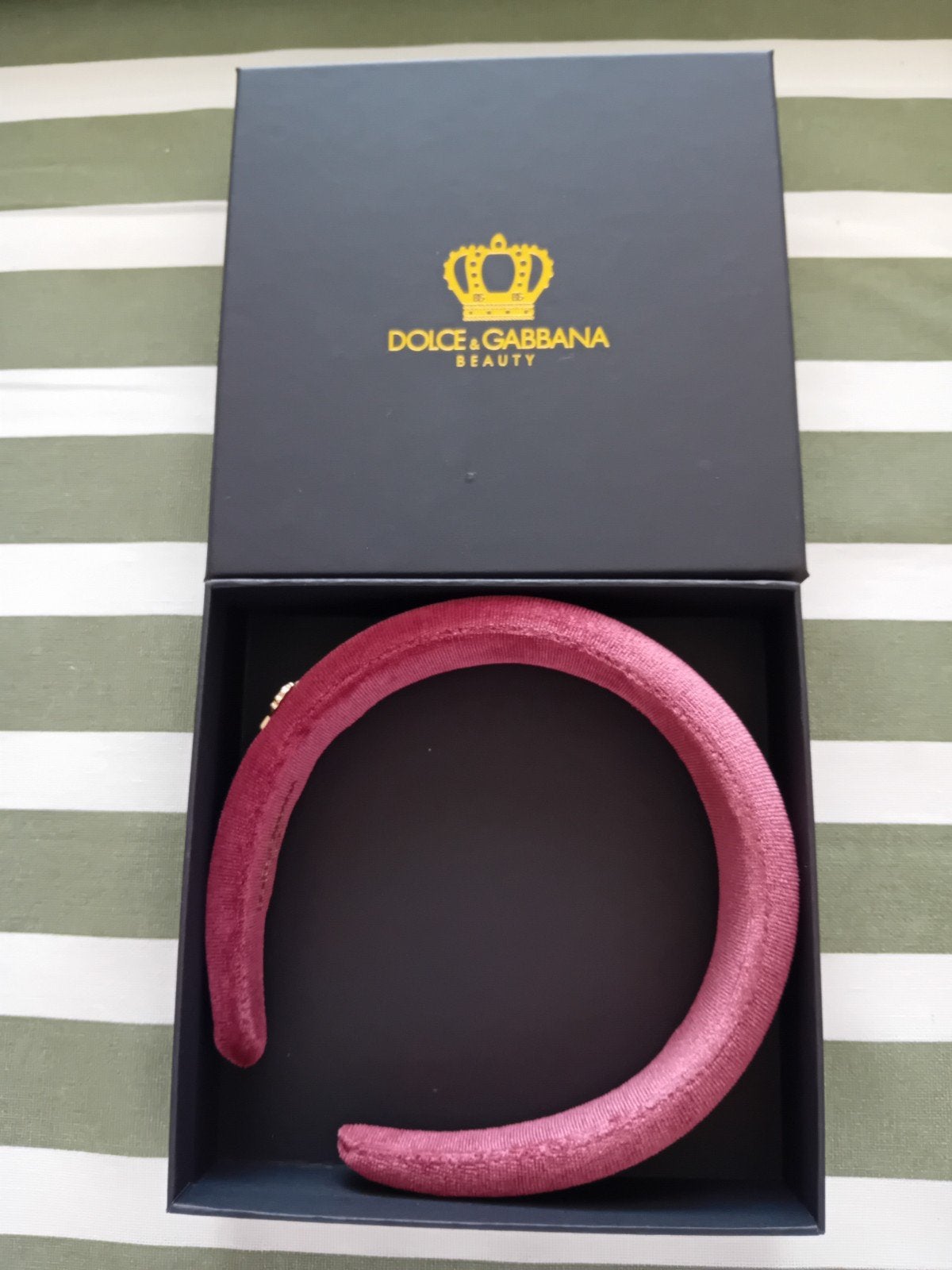Dolce & Gabbana fluwelen diadeem haarband, Ophalen of Verzenden, Nieuw