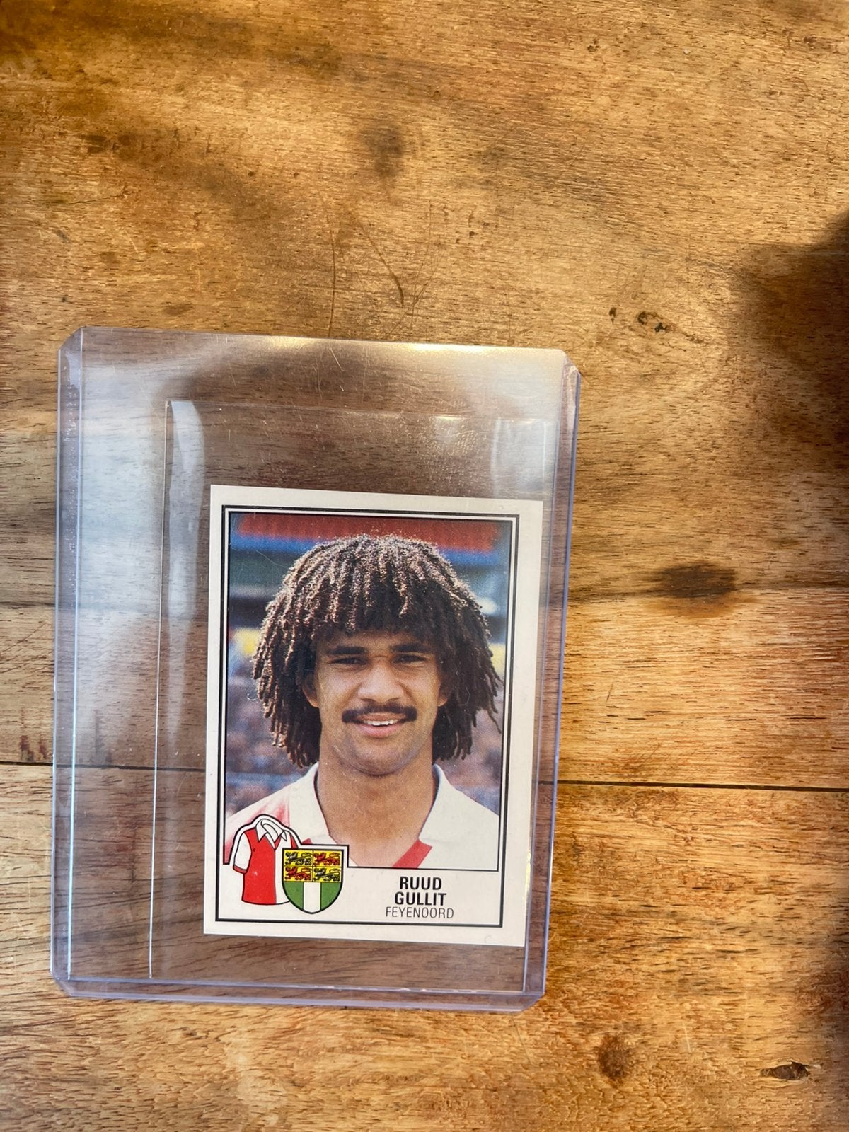 Ruud Gullit Panini 1985 Feyenoord, Ophalen of Verzenden, Zo goed als nieuw, Sticker