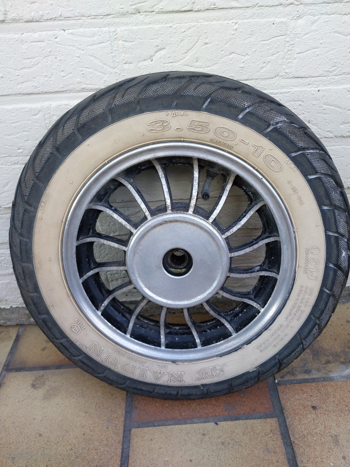 scooter achterwiel 10inch aidun band, Ophalen of Verzenden, Gebruikt, Overige typen