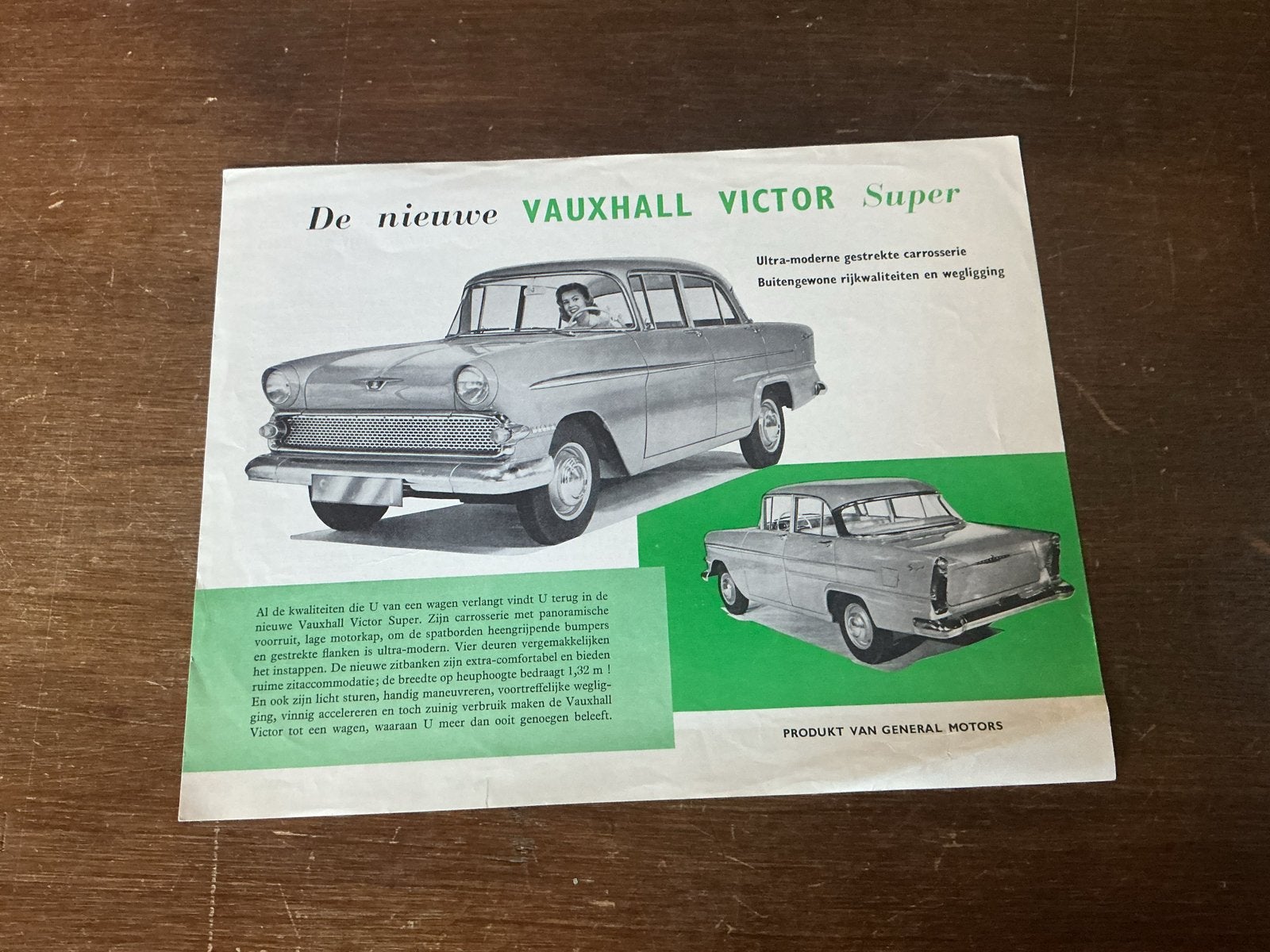 Vauxhall Victor Super Folder - Origineel uit 1958, Ophalen of Verzenden, Gelezen, Overige merken