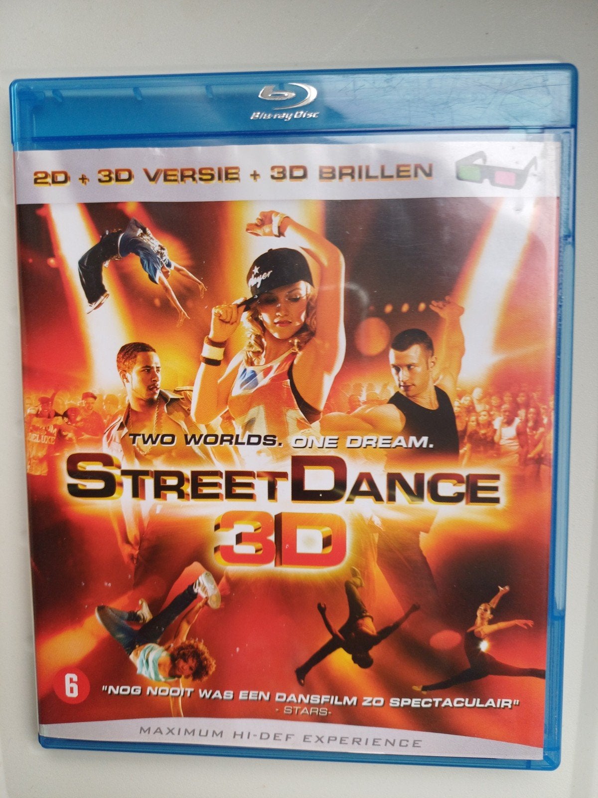StreetDance 3D Blu-ray ( 3D versie + 3D brillen), Inclusief extra's, Ophalen of Verzenden, Vanaf 6 jaar, Film