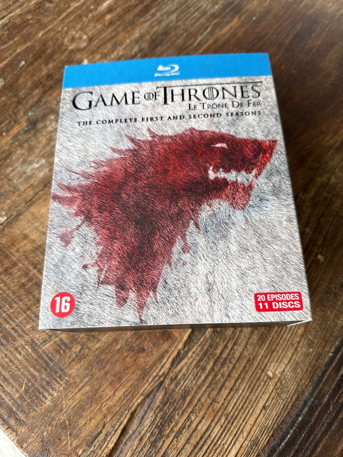Game of Thrones Seizoen 1 & 2 Blu-ray Boxset, Cd's en Dvd's, Ophalen, Engels, Vanaf 16 jaar, Nederlands
