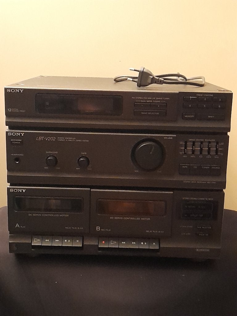 Sony LBT-V202 Hifi Stereoset (Opknapper / Voor onderdelen), Audio, Tv en Foto, Stereo-sets, Ophalen of Verzenden, Gebruikt, Cassettedeck