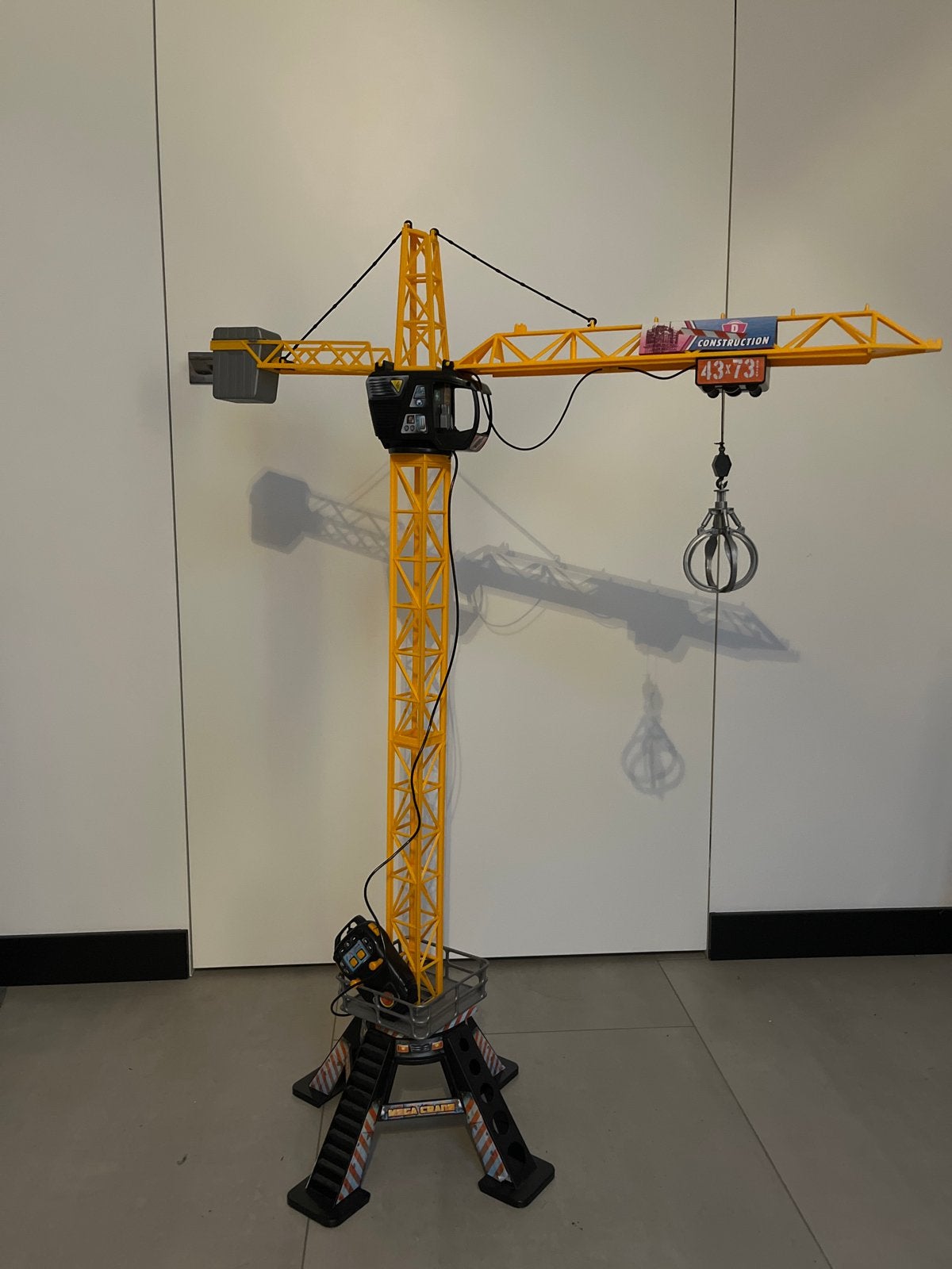 Grote Speelgoed Kraan met Afstandsbediening, Ophalen, Gebruikt, Jongen of Meisje