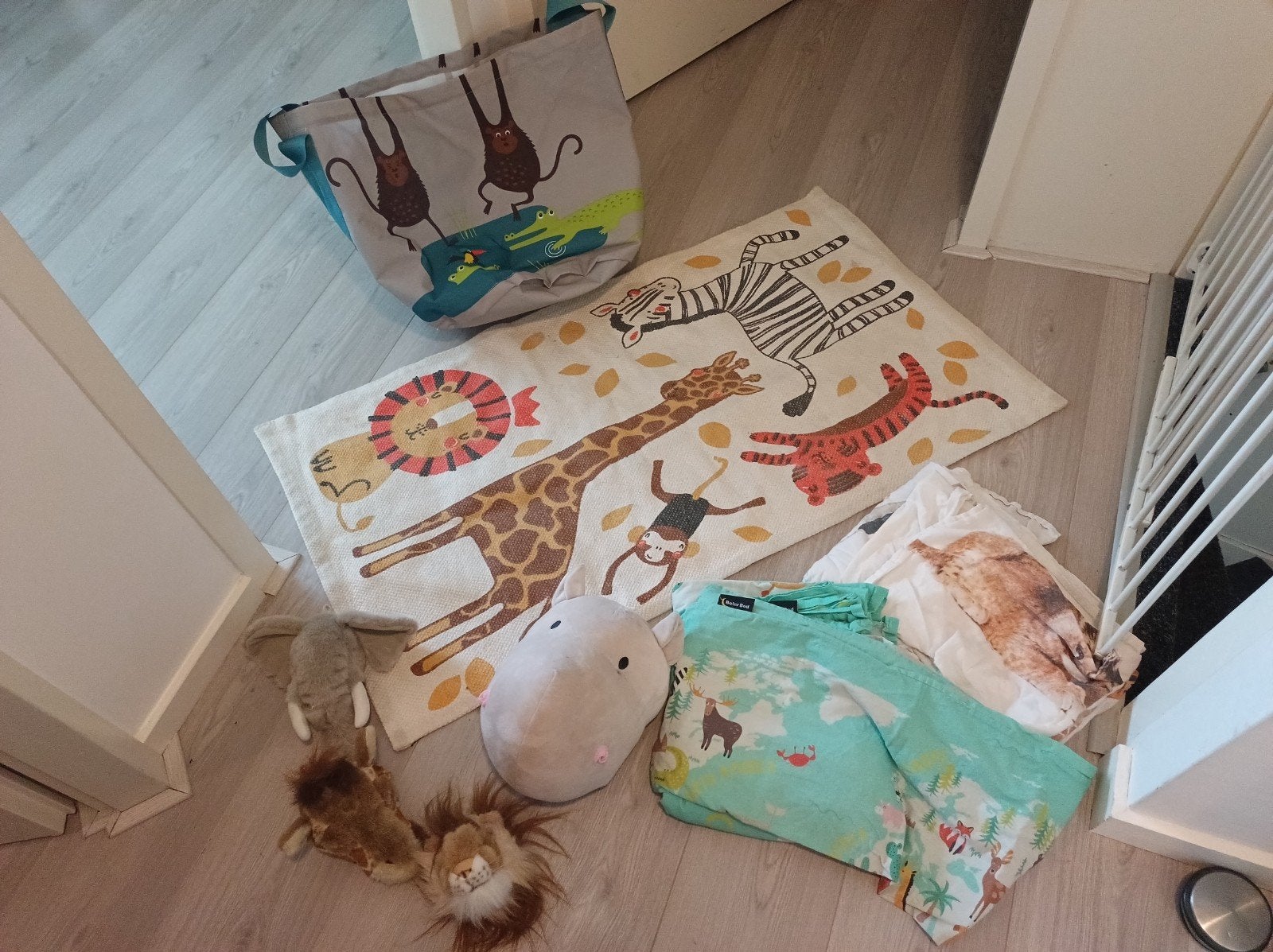 jungle kamer set, dierenkoppen, dekbedovertrekken, mand, Ophalen of Verzenden, Wanddecoratie