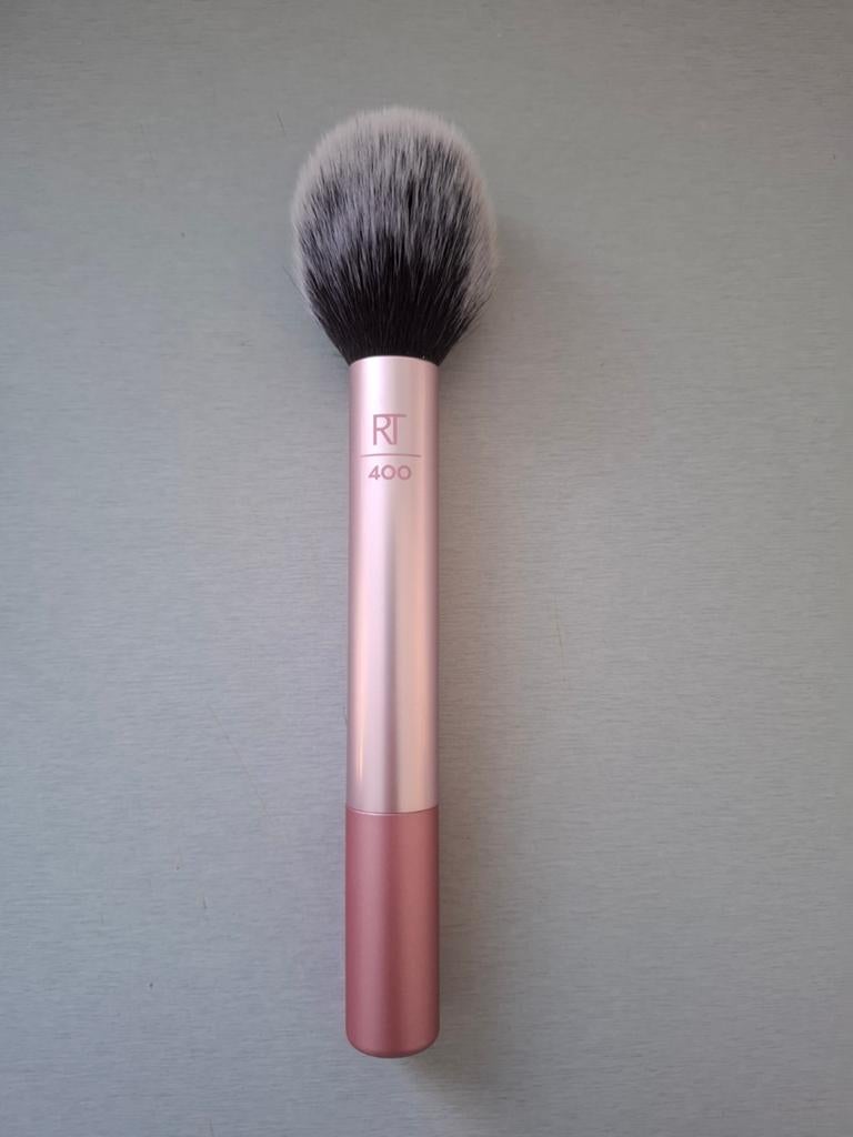 Nieuw REAL TECHNIQUES blush brush,powder kwast,bronzer, Gehele gezicht, Nieuw, Ophalen of Verzenden, Roze