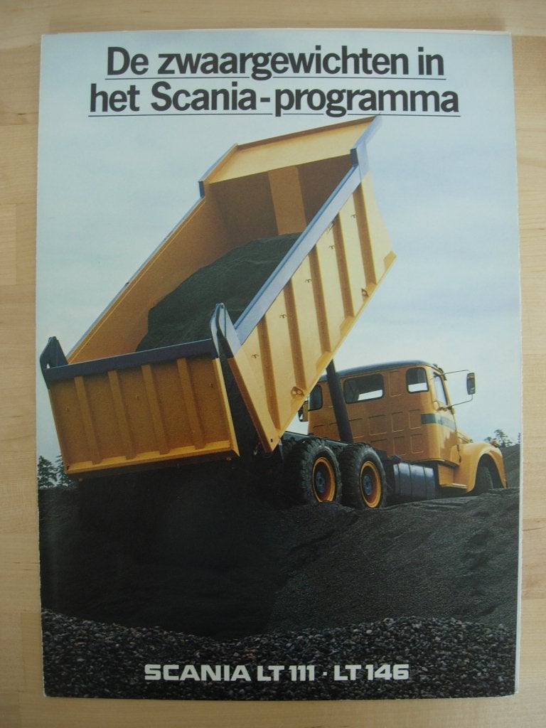 Scania LT 111 & LT 146 Brochure 1979 Torpedo LT111 LT146 141, Ophalen of Verzenden, Zo goed als nieuw, Overige merken, Scania