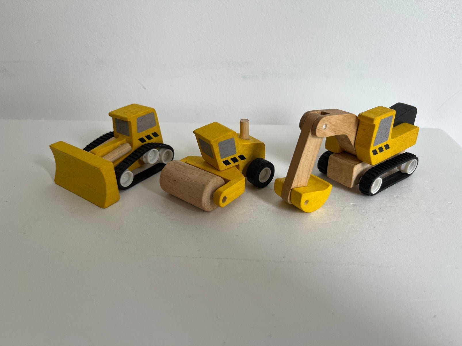 PlanToys / Plan Toys PlanCity 60141 Road Construction Set, Kinderen en Baby's, Ophalen of Verzenden, Zo goed als nieuw