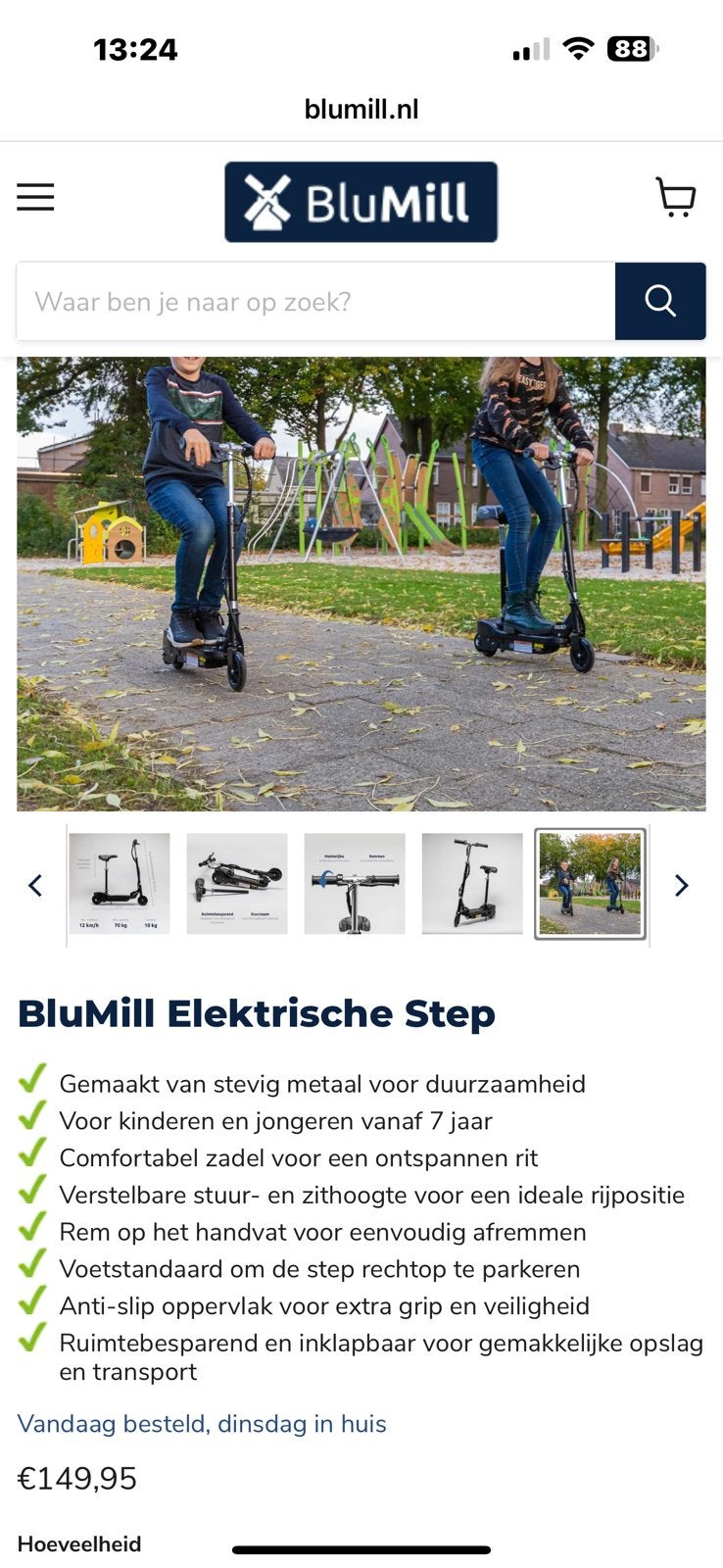 Step, Fietsen en Brommers, Steps, Ophalen of Verzenden, Nieuw, Gewone step