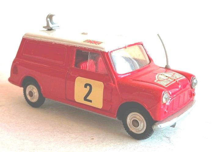 Mini Van Monte Carlo 1966 support Corgi ., Ophalen of Verzenden, Gebruikt, Auto, Corgi
