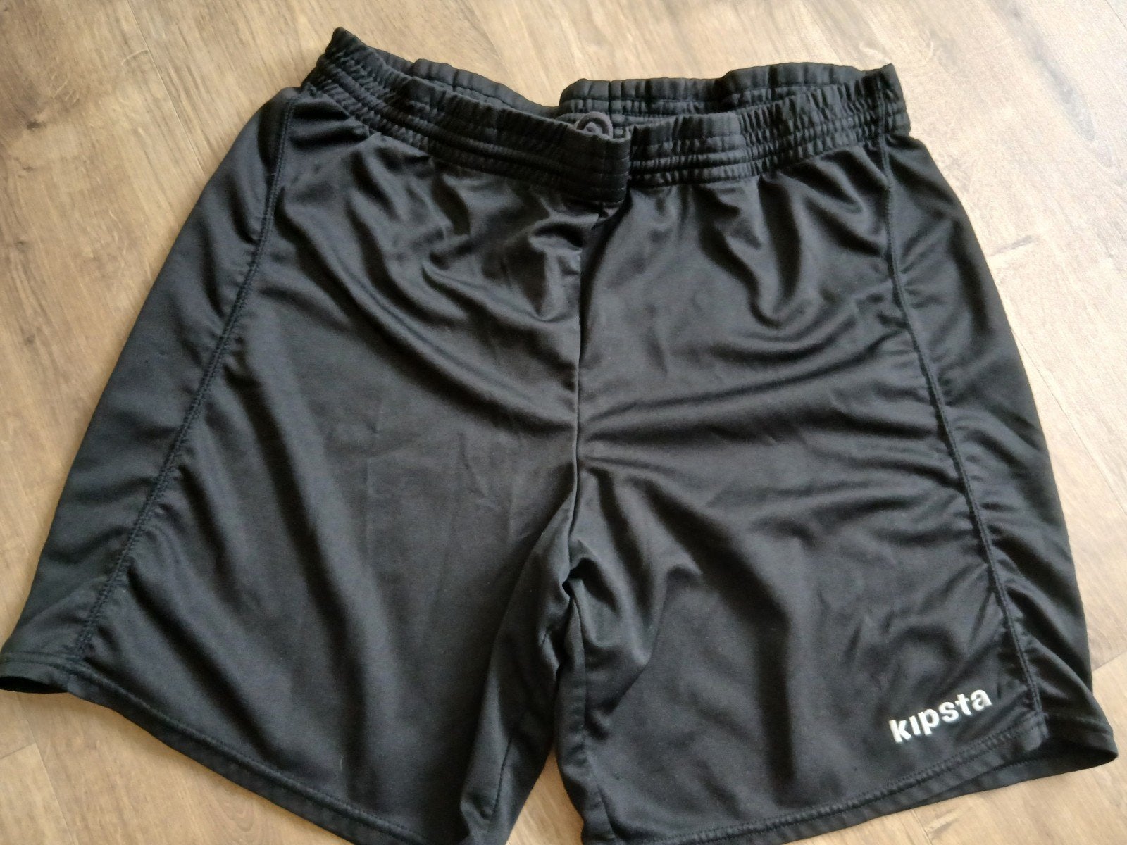Zwart Kipsta sport broekje 164, Ophalen of Verzenden, Jongen of Meisje, Sport- of Zwemkleding