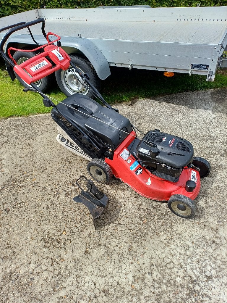 Efco 44cm Aluminium incl Aandrijving & Mulchkit!, Ophalen, Efco, Benzine-grasmaaier, 50 cm of meer