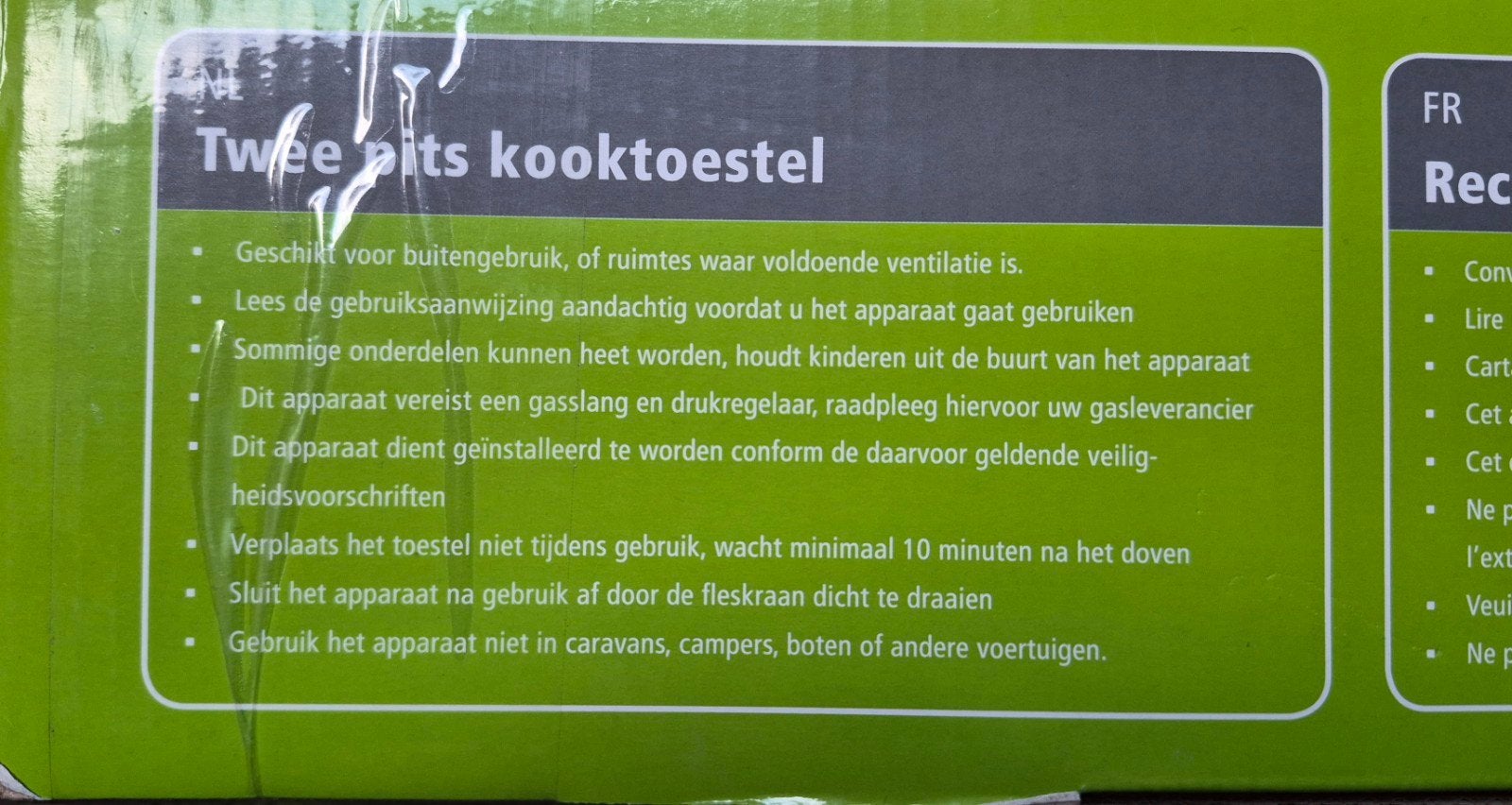 Gimeg Twee pits kooktoestel - Grijs, Ophalen of Verzenden, Nieuw