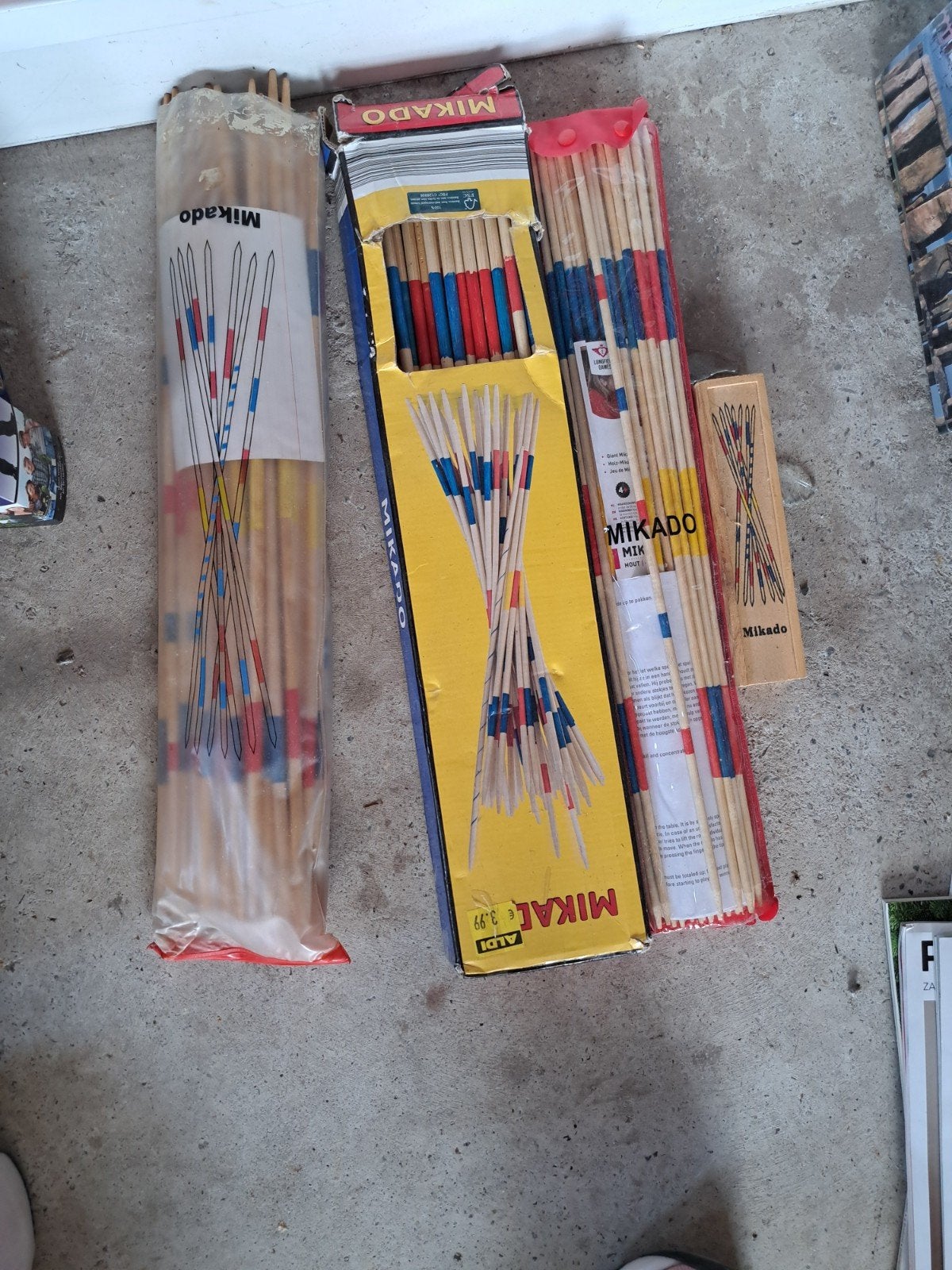Mikado Spellen - Diverse Sets, Hobby en Vrije tijd, Gebruikt, Diverse, Ophalen of Verzenden, Een of twee spelers