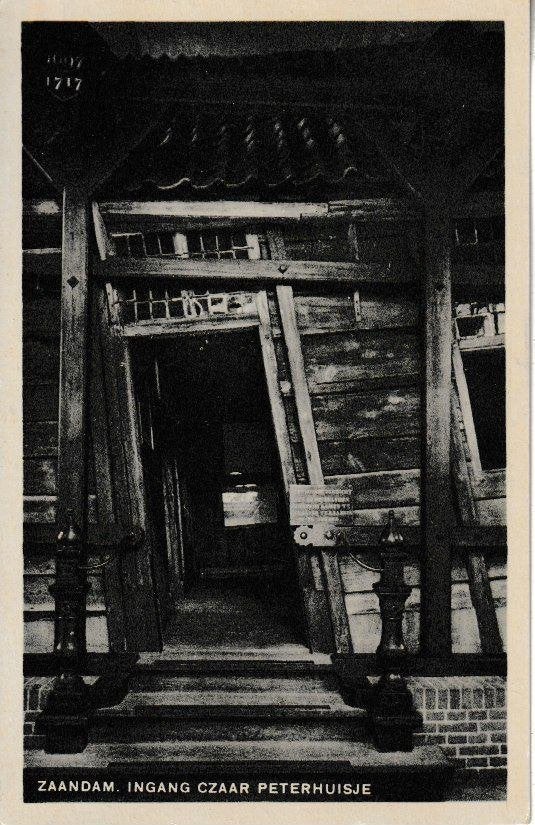 ZAANDAM - INGANG CZAAR PETERHUISJE, Ophalen of Verzenden, 1920 tot 1940, Ongelopen, Noord-Holland
