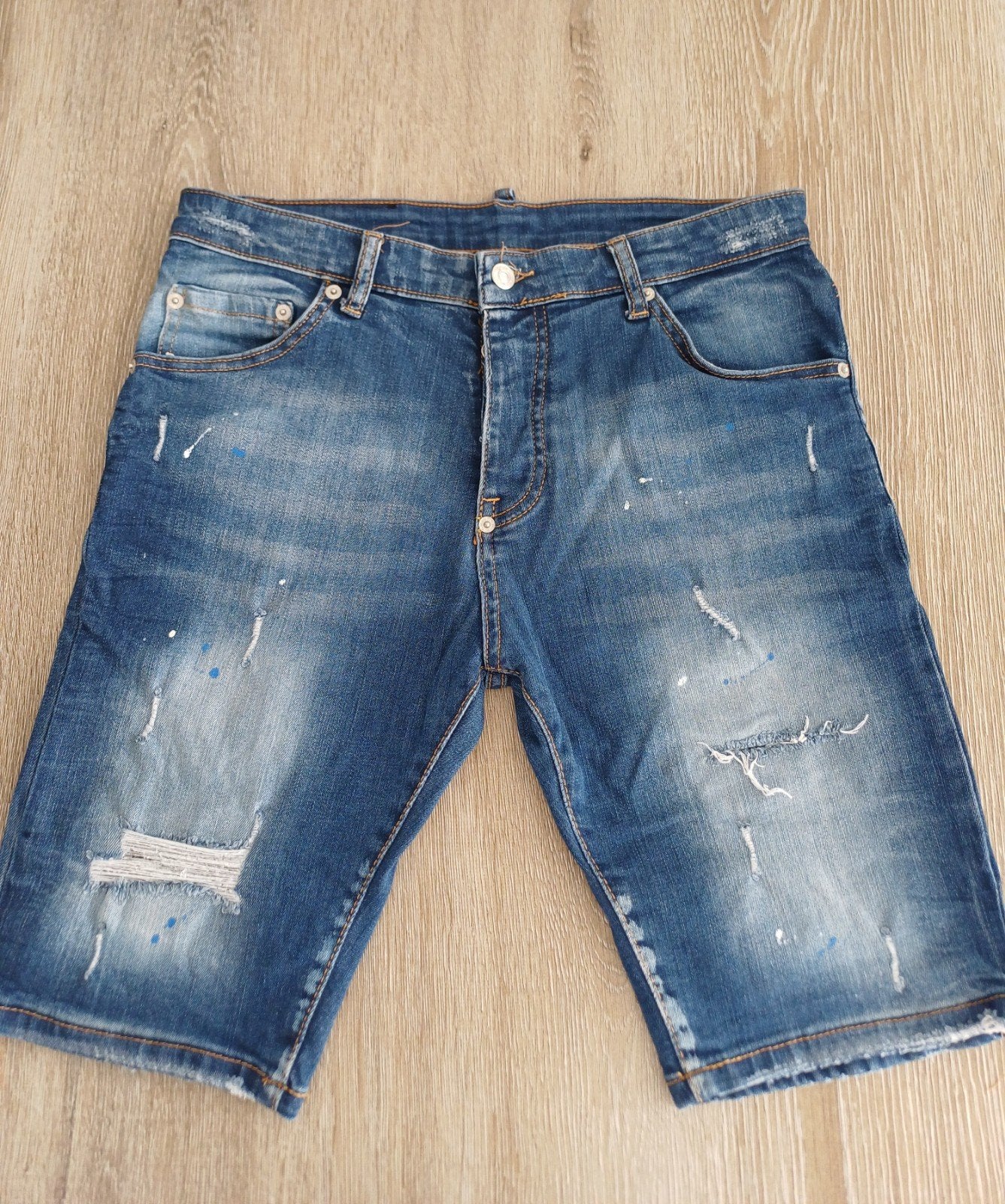 ICON2 Denim Jeans Shorts - Maat W31, Blauw, W32 (confectie 46) of kleiner, Ophalen of Verzenden, Zo goed als nieuw