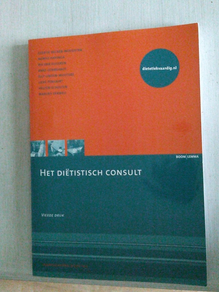 Het dietistisch consult - voeding en dietetiek -GRATIS zend, Verzenden, Beta, Zo goed als nieuw, HBO