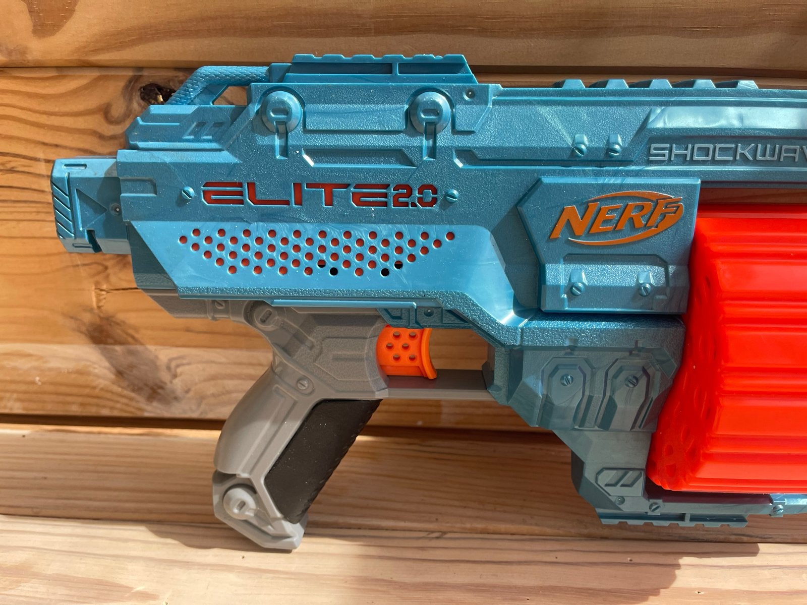 Nerf Elite 2.0 Shockwave RD-15 Blaster, Ophalen, Zo goed als nieuw