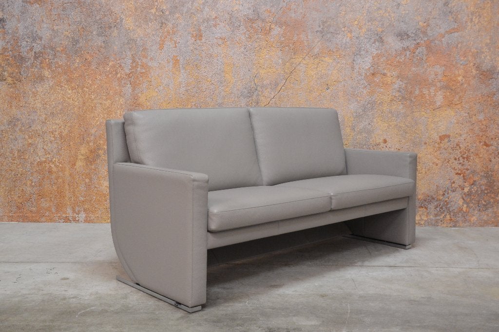 ZGANieuw verstelbare Leolux Kimandra leren designbank, Leolux, Leolux, 150 tot 200 cm, Tweepersoons