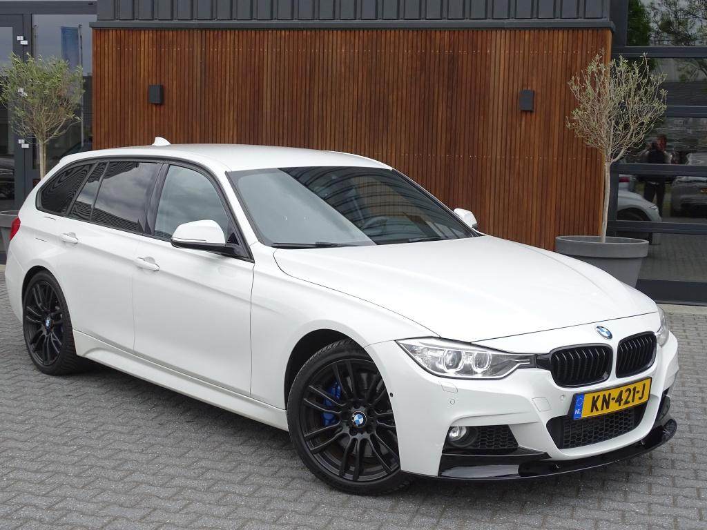BMW 3 Serie Touring 335i xDr. TwinTurbo 306PK / High Exec /, Euro 5, Wit, Leder, 93 €/maand