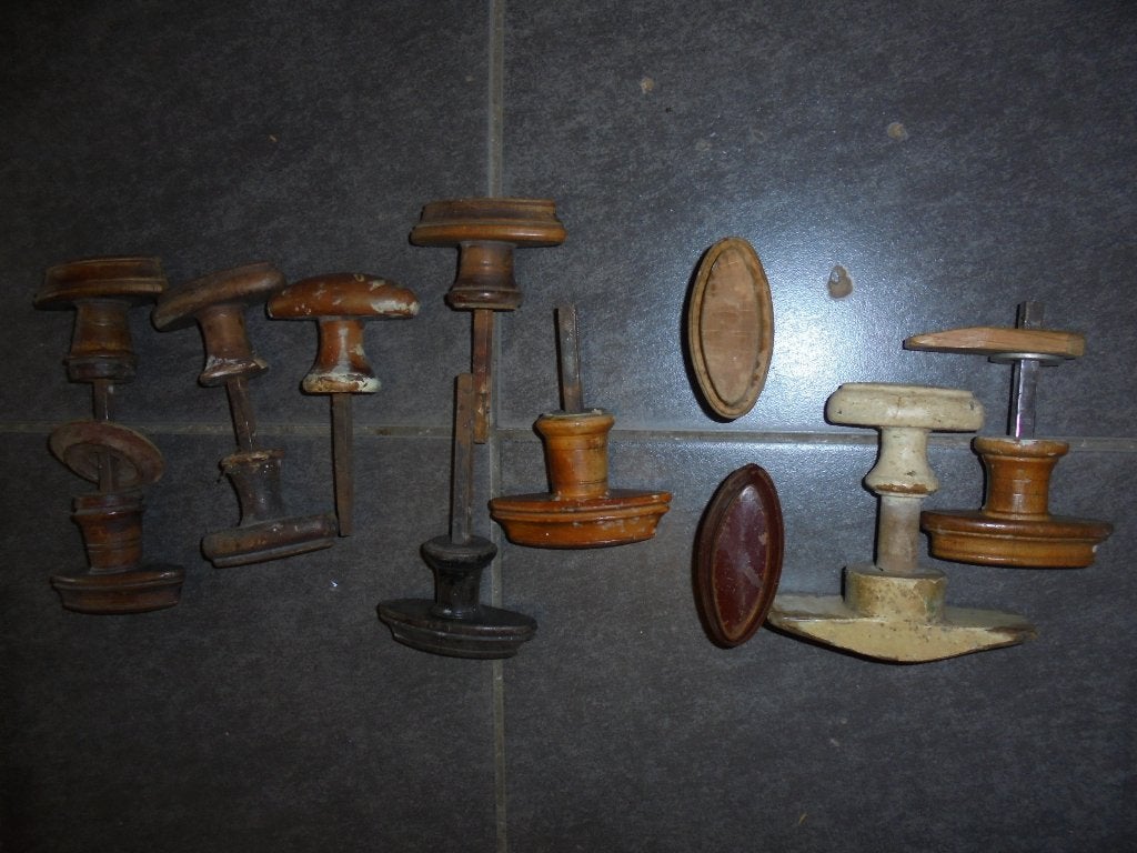 ANTIEKE HOUTEN DEUR KRUKKEN, Ophalen of Verzenden