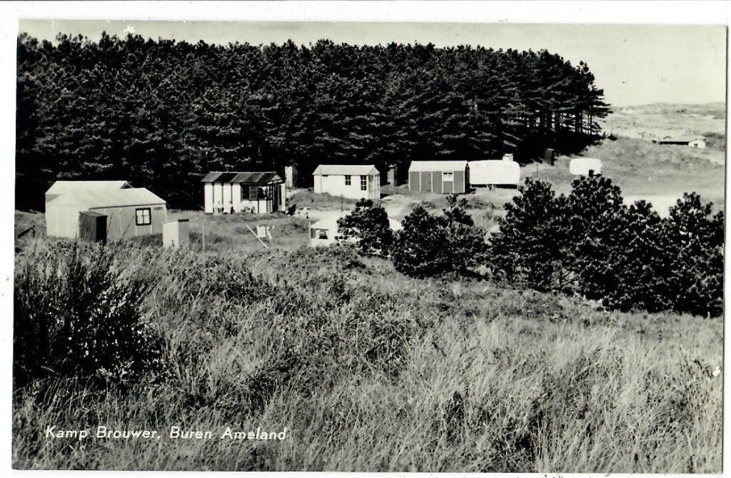 Ameland - Kamp Brouwer, Buren, Verzenden, 1940 tot 1960, Gelopen, Waddeneilanden