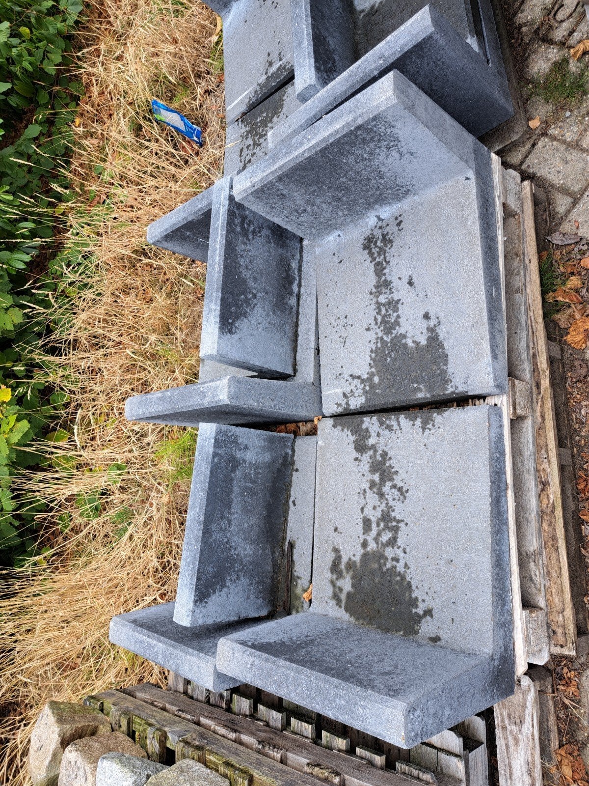 L-elementen, Tuin en Terras, Tegels en Klinkers, Ophalen, Overige typen, Nieuw, Beton