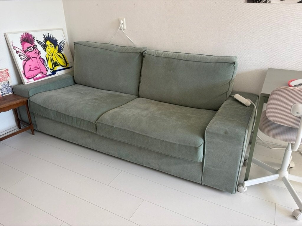 Ikea KIVIK 3 person sofa, green, Ophalen, Overige materialen, Driepersoons, 75 tot 100 cm
