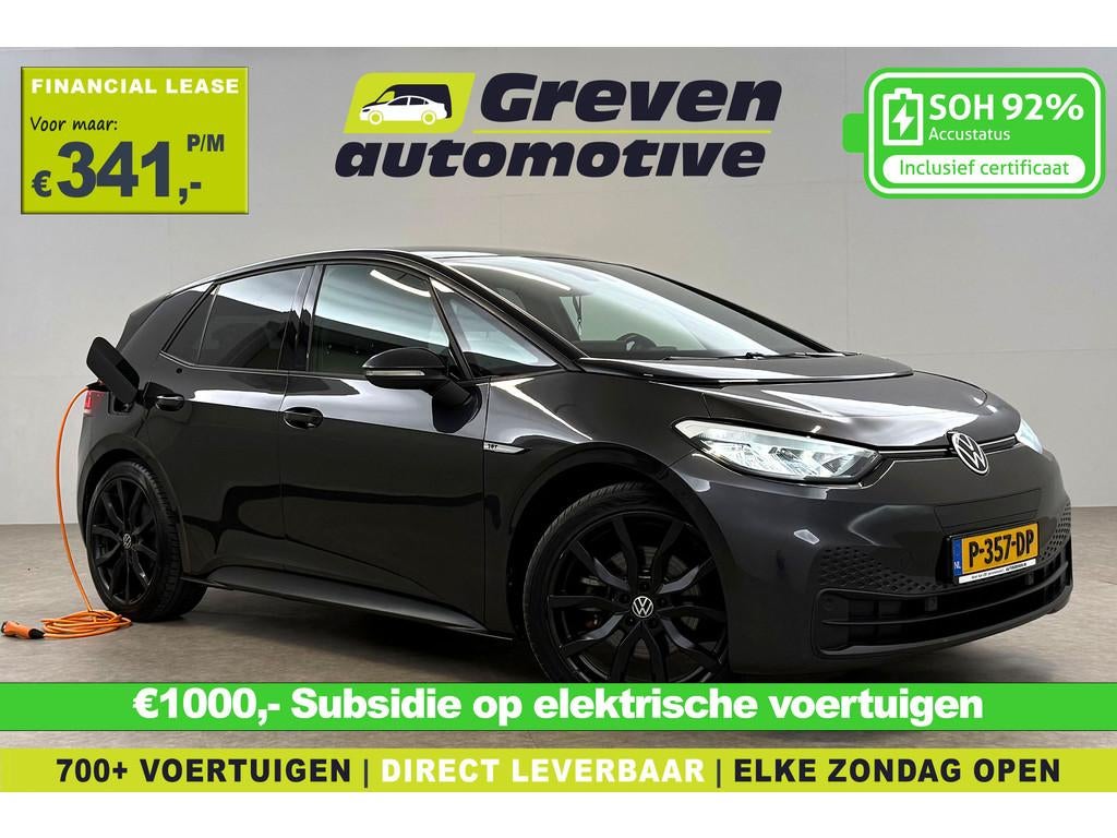 Volkswagen ID.3 58KWH First Black Edition | Snelladen | SOH, Auto's, Volkswagen, Bedrijf, Te koop, ID.3, ABS, Adaptive Cruise Control