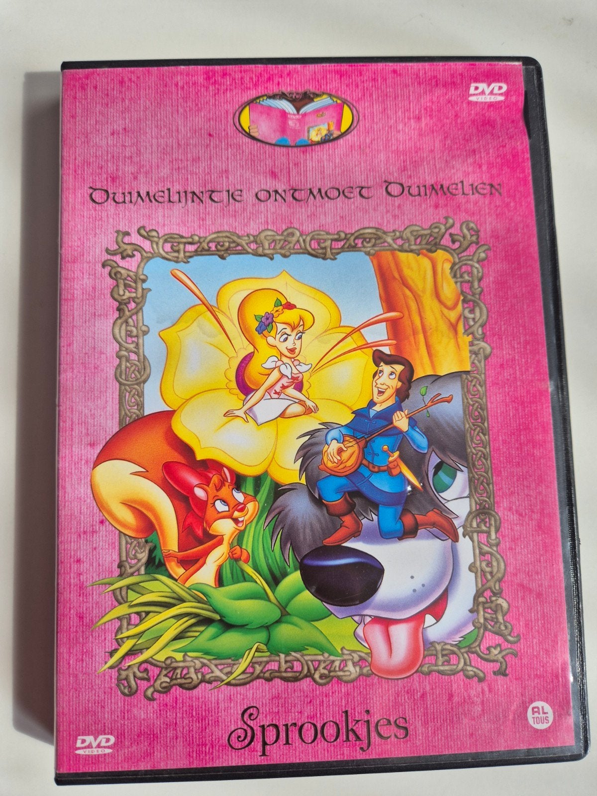 Duimelijntje Ontmoet Duimelien DVD - Sprookjes Film, Gebruikt, Alle leeftijden, Overige genres, Ophalen of Verzenden